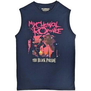 My Chemical Romance Unisex Adult March Cotton Tank Top / Navy Blue